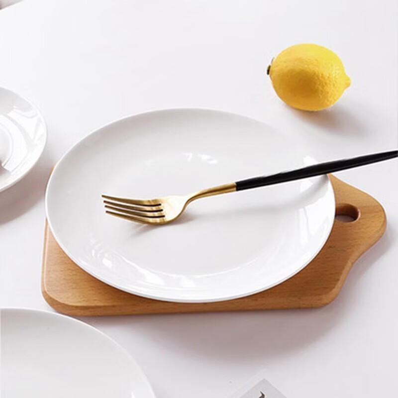 Diren Pure White Ceramic Sectional Serving Platter
