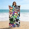D-Dandy's World Characters Beach Towel Quick Dry Microfiber Soft Absorbent Beach Towel For Kids Pool Beach Camping Travel