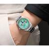 Men's Quartz Watches Stainless Steel Strap Couple Bracelets Wristwatch with Day Date 24-Hour Moon Phase Function Relogio Womens Watch