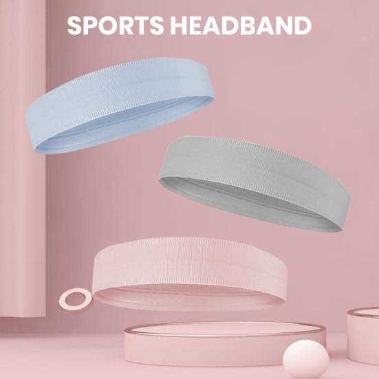

Женская спортивная повязка на голову, противоскользящая эластичная быстросохнущая повязка на голову, впитывающая пот, для йоги, тренажерного зала, тенниса, бега