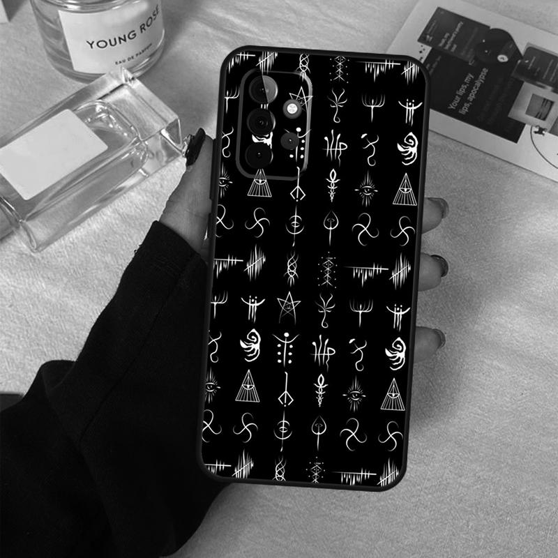 Bloodborne Runes Cover For Samsung Galaxy A54 A34 A24 A14 A53 A52 A13 A23 A33 A12 A22 A32 A42 A71 A51 Case