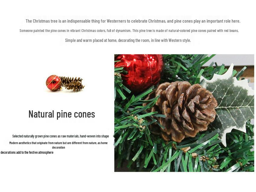 Fresh Christmas Wreath for Window and Door Display Decorations