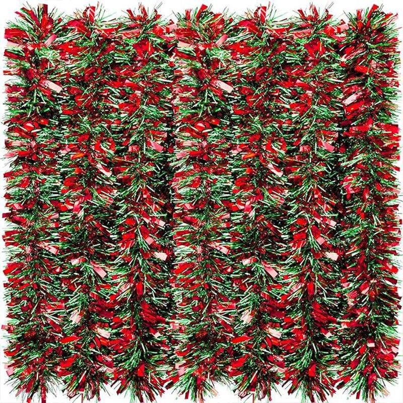 1PC Ribbons Celebrate Colorful Strips Party Decoration Pleasant Red and Green Aesthetic Christmas Festival Atmosphere 2M