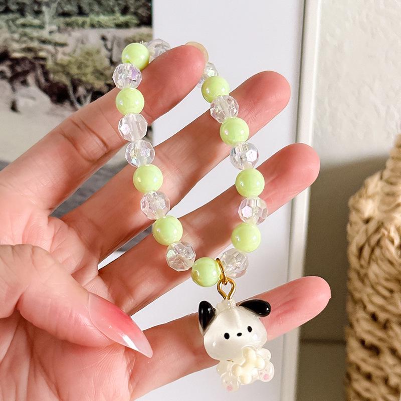 Sanrio Cartoon Gelee-Farbe Perlenarmband für Mädchen und Schülerinnen