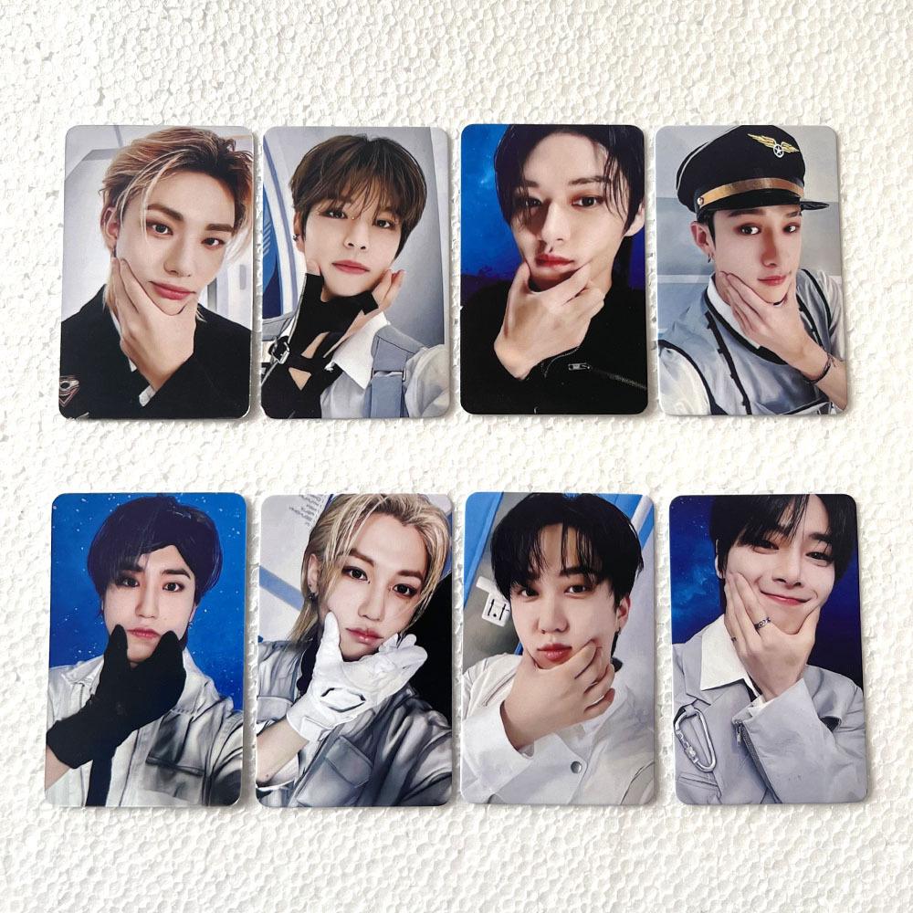 8Pcs  Lomo Card Skzoo Combination Peripheral Small Card Same Assorted Card Fm Full Card Felix Peripheral Postcard