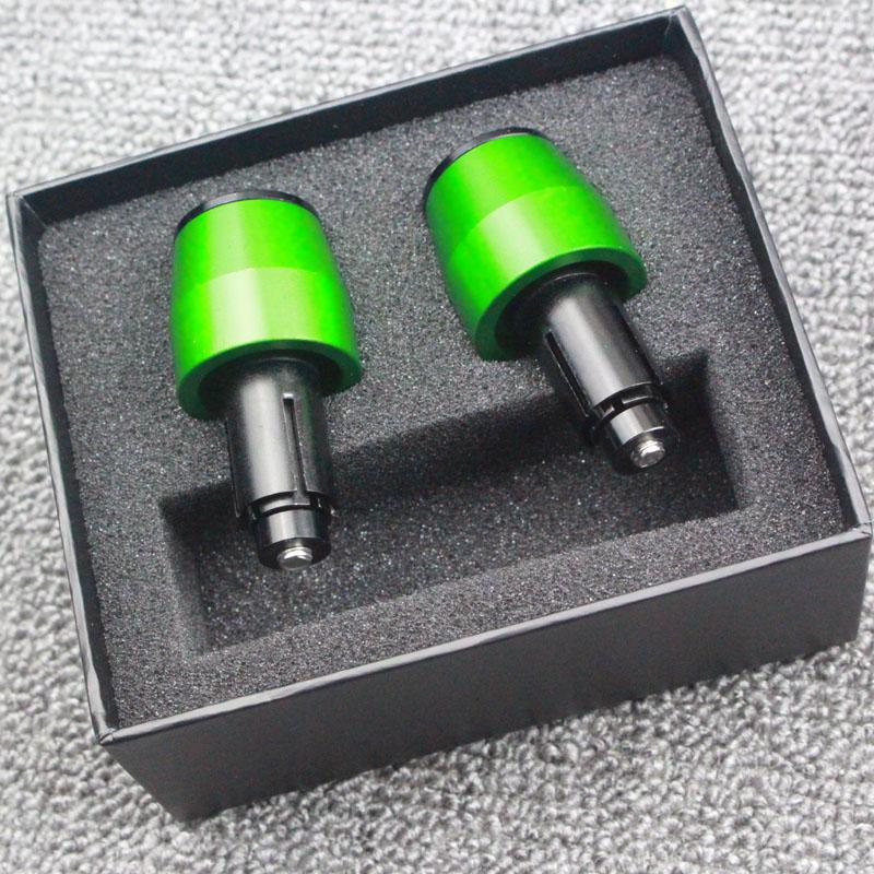 7/8" 22mm CNC Aluminum Universal Motorcycle Handlebars Grips Ends Bar Ends Handlebars Caps For Kawasaki Yamaha Honda SUZUKI