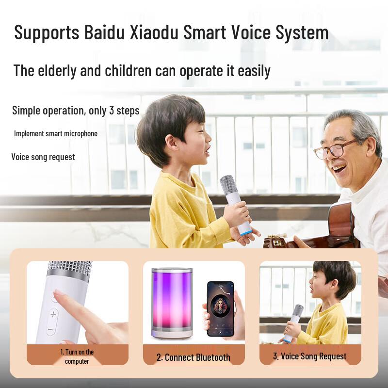 Suoai K35M Bluetooth Portable Speaker with Dual Microphones