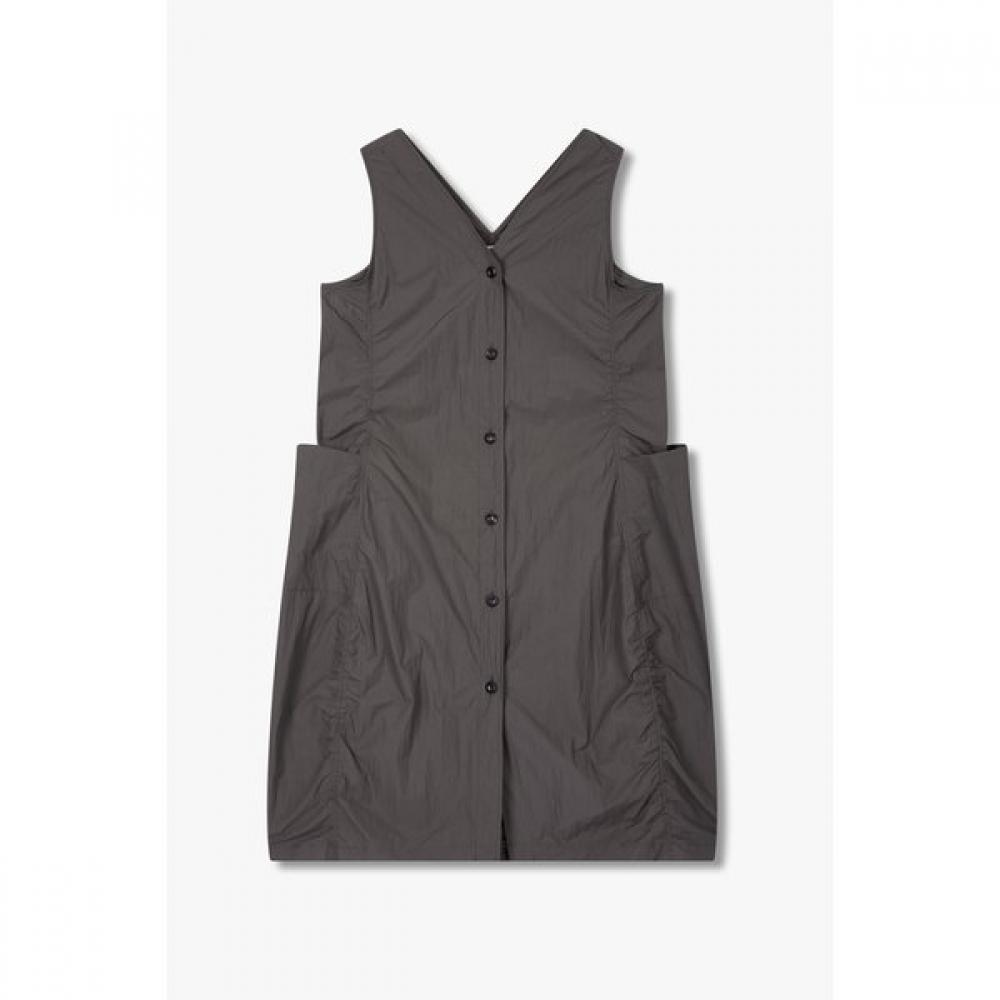 

Studio Tomboy V Neck Pocket Dress 9165241882 Dark gray (84)/OS(FREE)