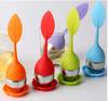 Household Silicone Tea Strainer Sweet Leaf Pattern Tea Filter Teapot for Loose Leaf Herbal Spice Filter Tools