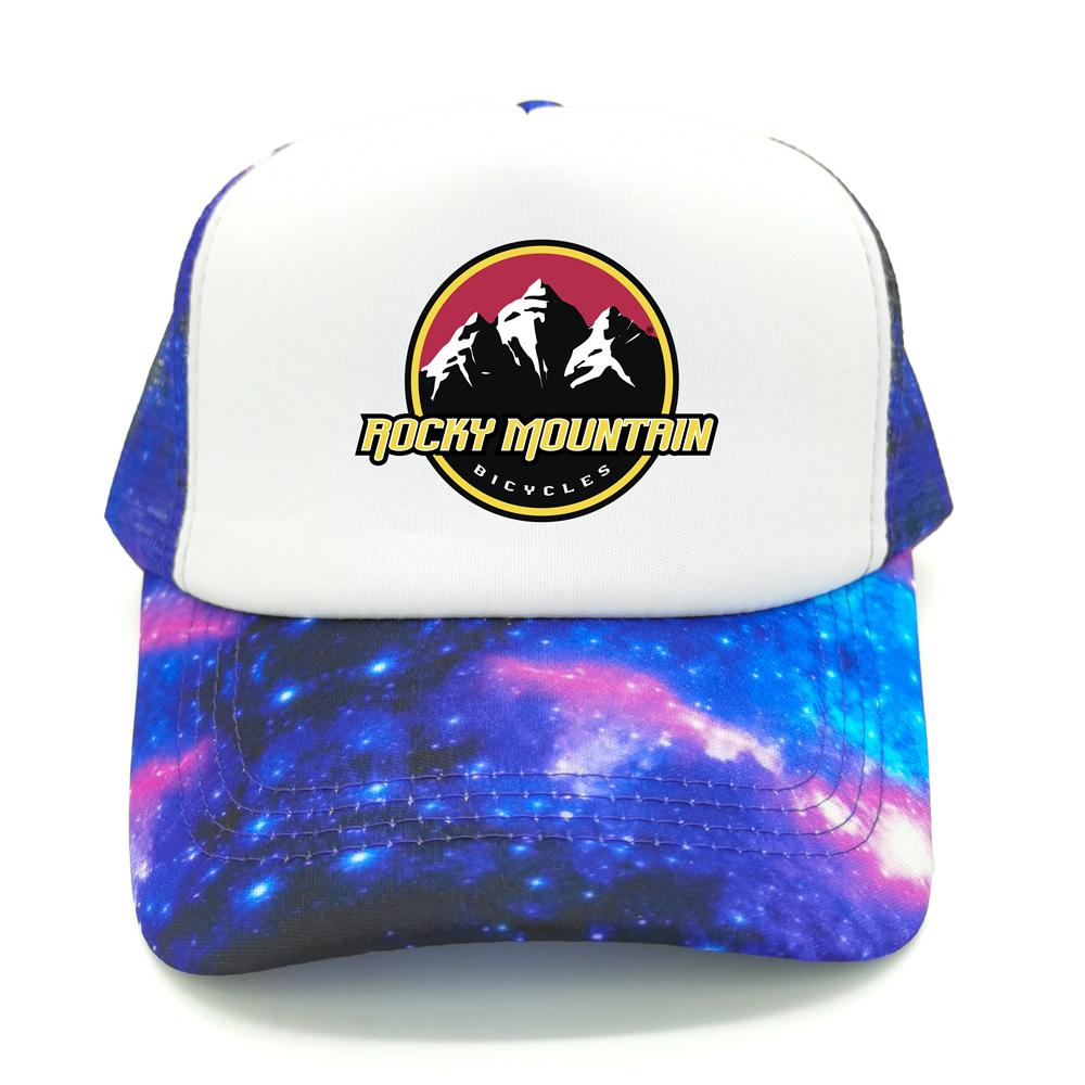 Rocky Mountain Bike Trucker Cap Unisex Funny Rocky Mountain Hat Baseball Cap Cool Summer Unisex Mesh Net Caps