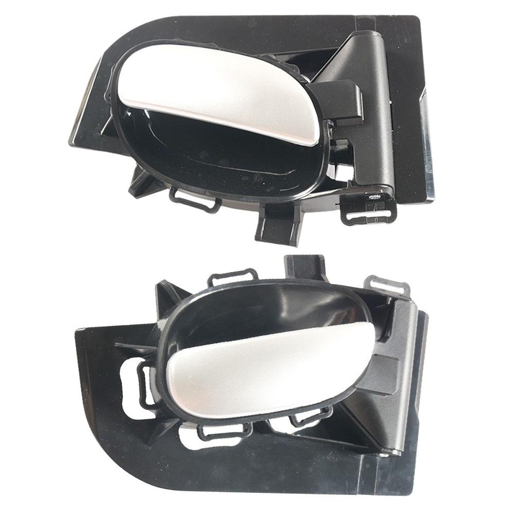 Pair Interior Door Handle Left & Right For Peugeot 206 207 9623698477 9623698077