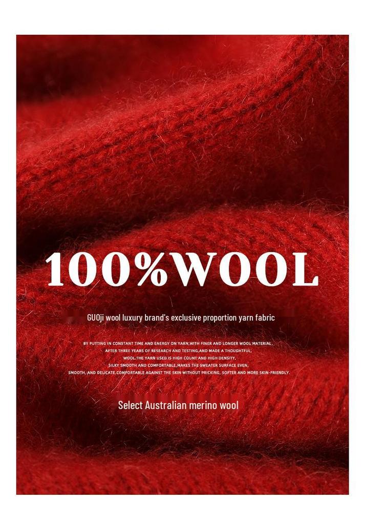 Women's Pure Wool Lapel Knit Vest - Solid Color Sleeveless Autumn/Winter Sweater Shawl