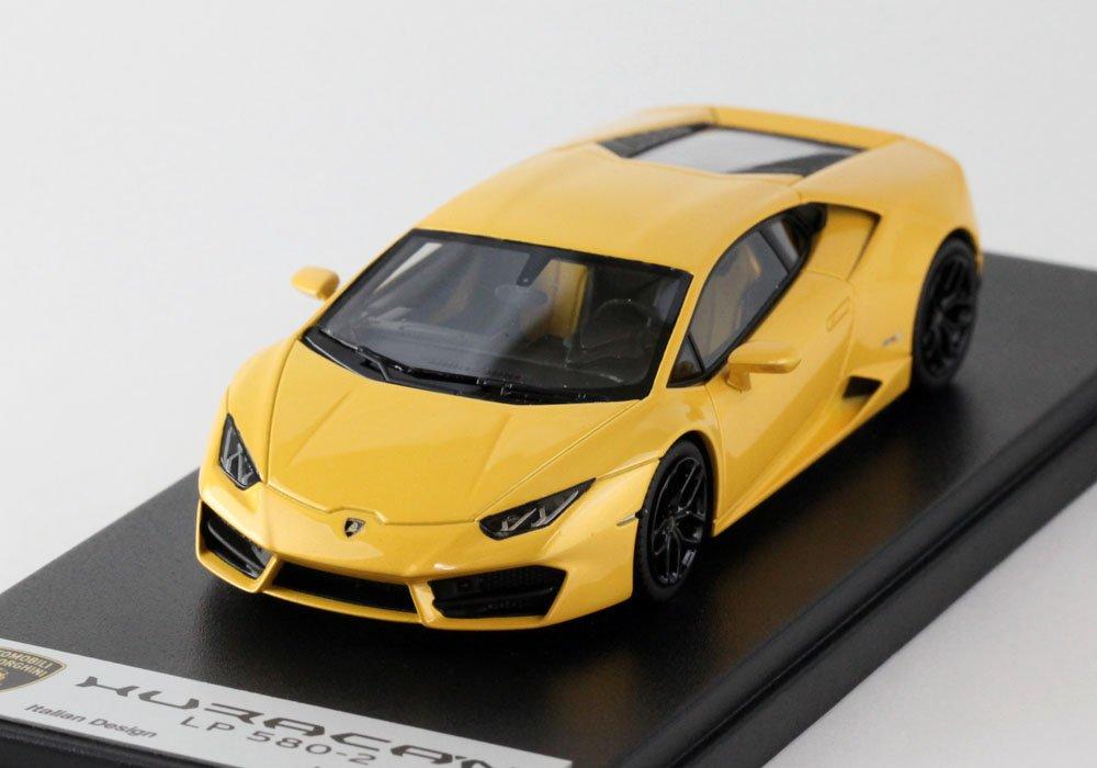 LOOKSMART Scale Lamborghini Huracan Giallo Midas LS455F 1/43 LP580-2 (Pearl Yellow)