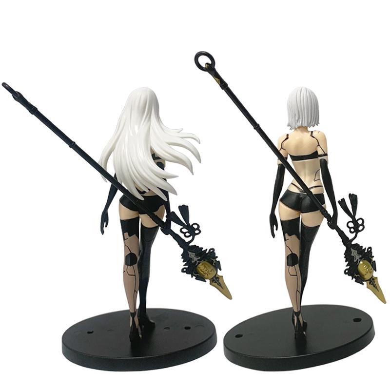 Anime NieR:Automata Yorha No. 2B A2 9S PVC Anime Action Figures Model Collection Ornament Cartoon Toy Birthday Gift