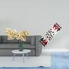 Nordic Christmas Metal Wall Runner Decorative Sculpture Flower Leaves Hanging Artwork for Dining