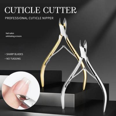 Durable Stainless Steel Nail Clippers Double Spring Professional Dead Skin Remover Nail Pusher for Nail Care Manicure Kits