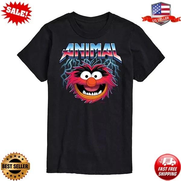 Disney s The Muppets Big & Tall Animal Rock Graphic T-shirt, Red Muppets S-5XL 2XL