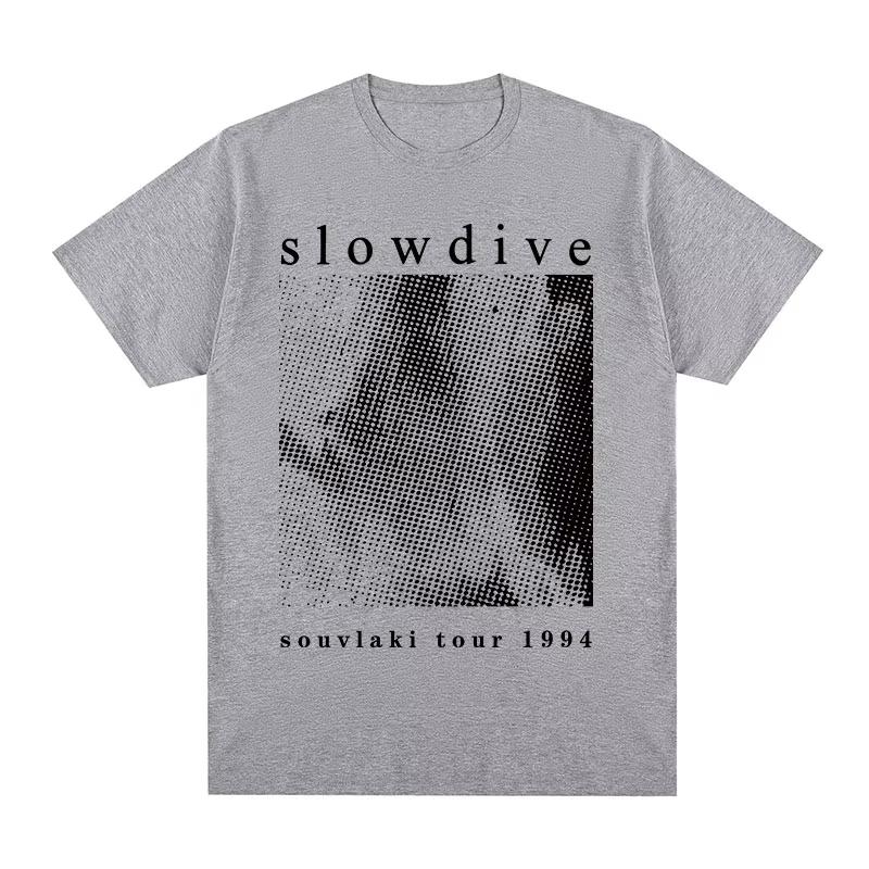 Slowdive Tour 1994 Maglietta Vintage My Bloody Valentine Cotone Uomo Donna T-shirt Nuova TEE Y2K Gotica Cotone Magliette Oversize