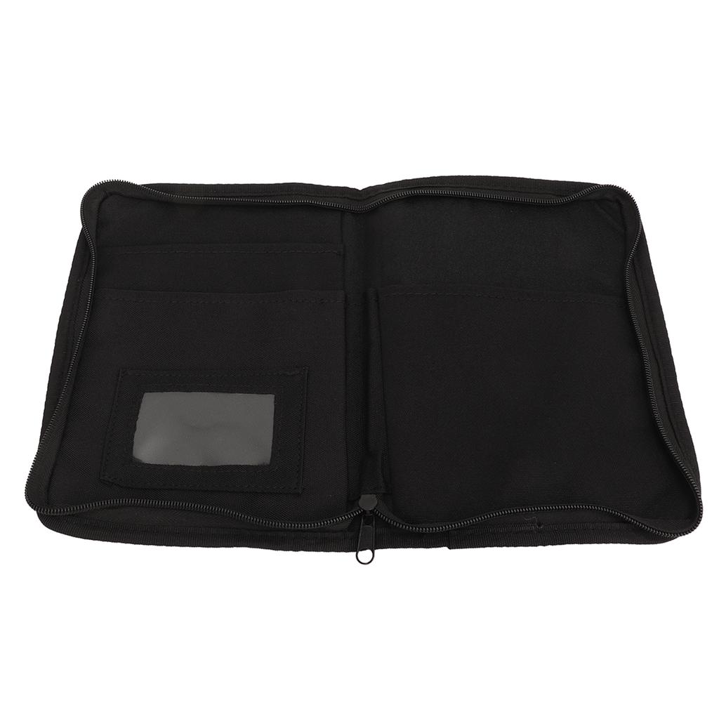 Car Document Holder 6 Pockets Easy Clean Multifunctional Portable Zipped Design Vehicle Document Glove Box Organizer for Car