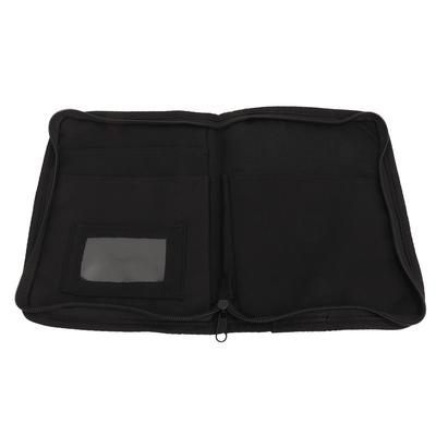 Porte-documents de voiture 6 poches Facile à nettoyer Multifonctionnel Portable Conception zippée Organiseur de boîte à gants pour documents de véhicule pour voiture