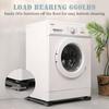 Adjustable Heavy Duty Appliance Rollers, Furniture Moving Roller Wheels with Brake, Washing Machine Wheels Load Bearing 660lbs for Refrigerators