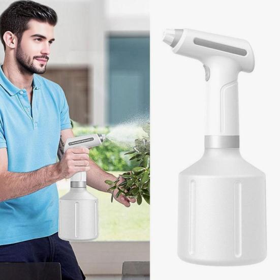 Yousheng Electric Spray Bottle 0.26 Gallon Automatic Watering Can USB-C Rechargeable Sprayer with Adjustable Nozzle Plant Mister for Indoor Outdoor