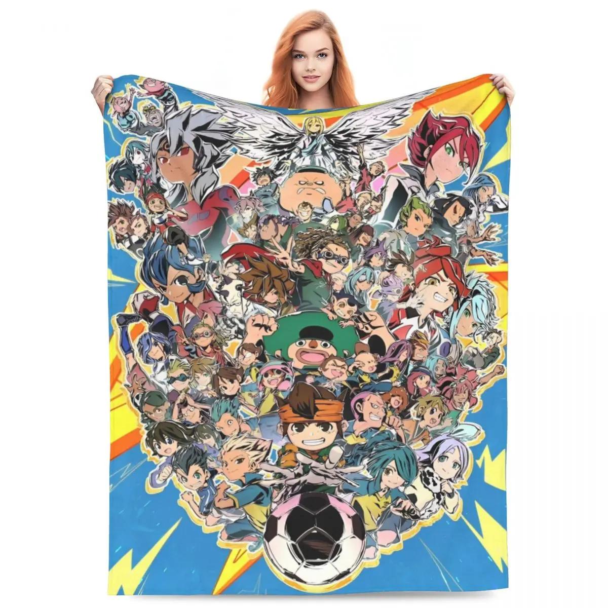 

Inazuma Eleven Blankets Flannel Textile Decor Video Game Sports Game Breathable Soft Throw Blankets for Home Travel Quilt 30x40in
