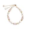Natural Powder Crystal Bucket Beads Baroque Special-Shaped Pearl Bracelet Women'S Freshwater Pearl Jewelry Small Fresh Women'S Jewelry