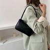 Underarm Style Retro Forearm Bag Minimalist Design PU Leather Bag Single Shoulder Bag  Female Use