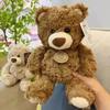 25CM Cute Colorful Bow Tie Bear Doll Plush Toy Hug Bear Doll Children Birthday Gift Pillow Teddy bear Home Living Room Bedroom