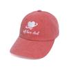 Net Social Club SELF LOVE PIGMENT WASHED CAP (RED)