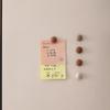 8PCS Refrigerator Magnets Creative Cartoon Solid-color Heart-shaped Magnetic Stickers Cute Round Decorative Magnetic Stickers