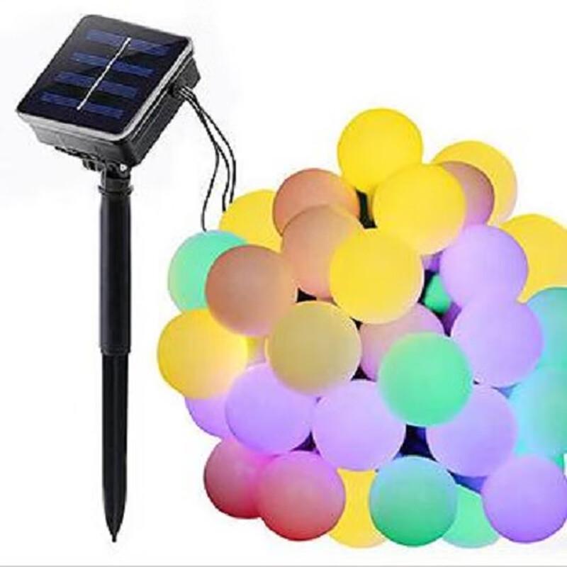Línpàn 30m 300-LED Colorful Solar String Lights