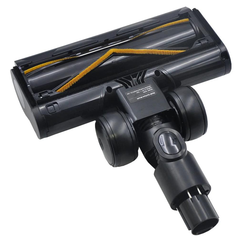 Vacuum Cleaner Electric Floor Brush Head for Dreame R10 R20 R30 T30, Soft Roller Brush Head with LED Dust Lights, Mop Attachment