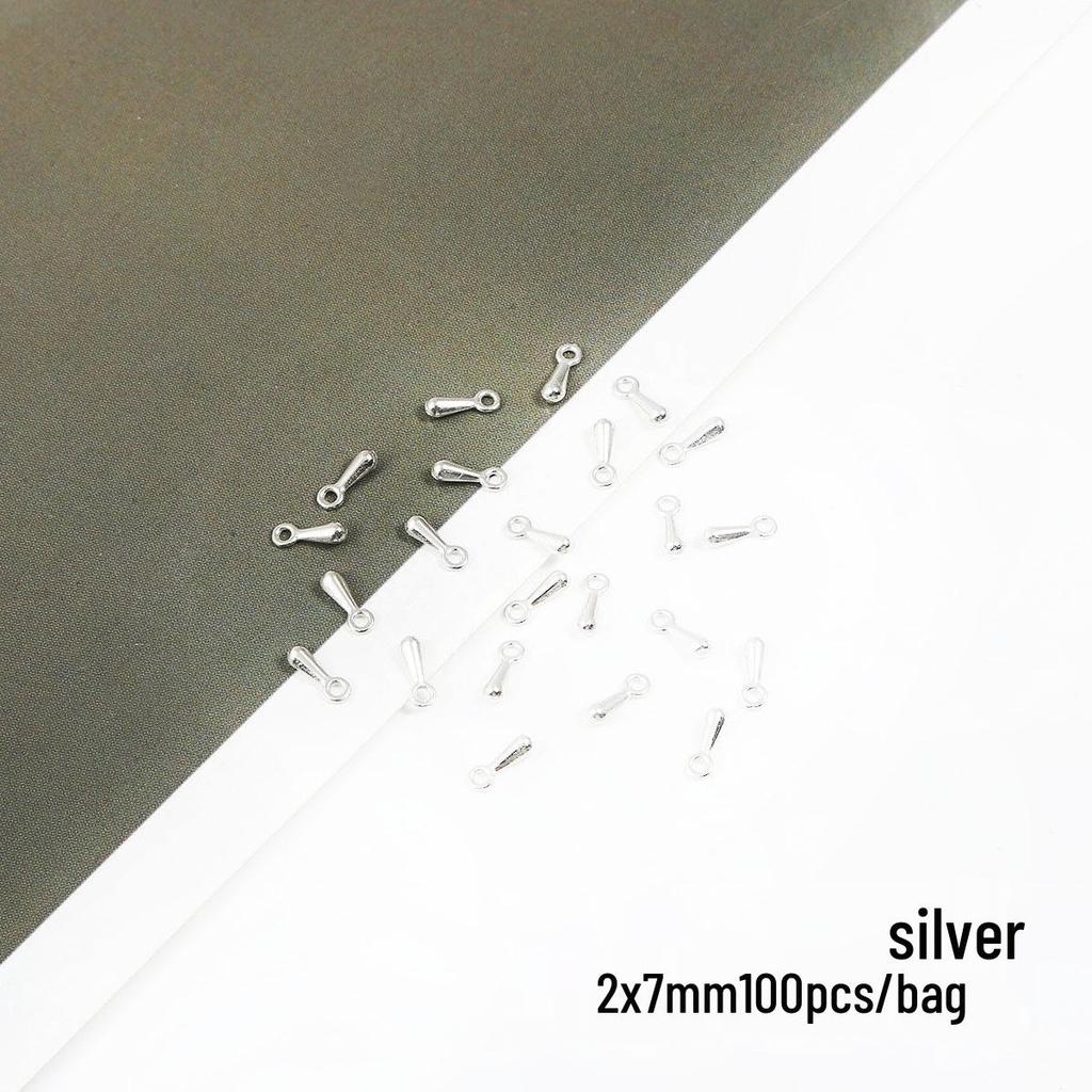 Alloy Teardrop Pendant Chain for DIY Jewelry and Accessories