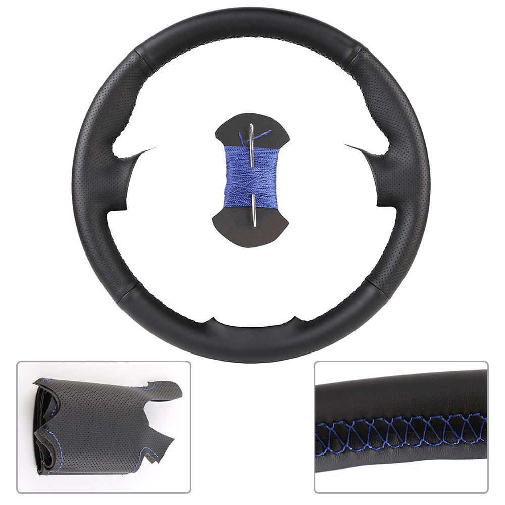 Dark Grey Car Steering Wheel Cover For Mini Cooper Coupe Clubman Countryman 2014-2019 Soft Suede Leather Steering Wheel Braid