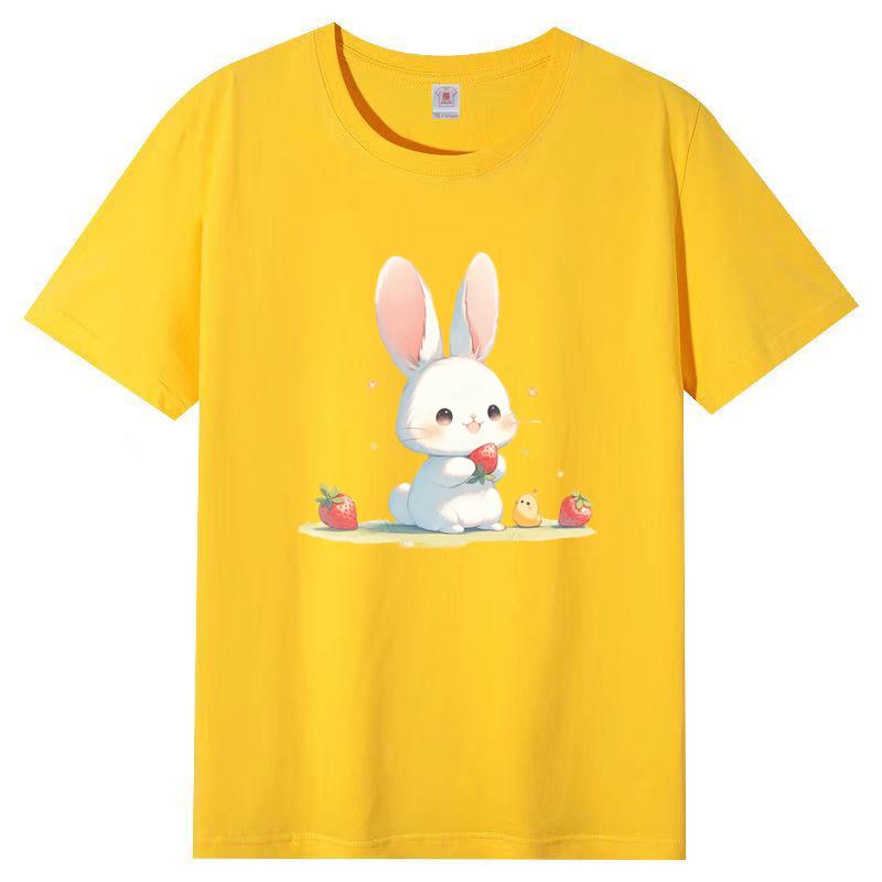 Summer New Korean Pattern Short-sleeved T-shirt Female Student Tops