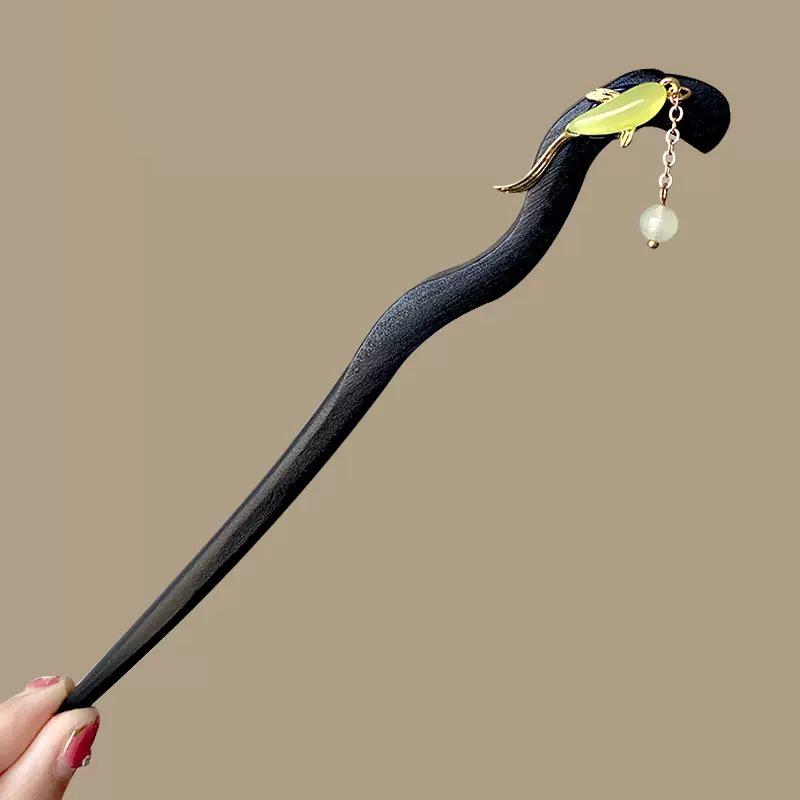 

Новый китайский стиль девочка ретро бамбук жемчуг палочка для волос сказочная кисточка золото ретро Ханфу аксессуары для волос женские ювелирные аксессуары Size fits all