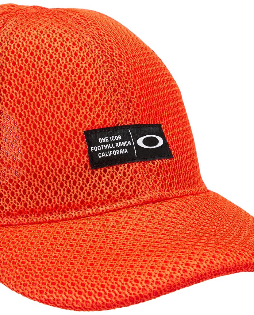 Oakley FOS902404 ESSENTIAL MESH CAP One Size 733U FLARE ORANGE Cooling 26.0 (Orange) - Breathable, Lightweight, Sweat-wicking, Quick-drying, Mesh,