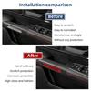 4X Red Inner Door Handle Decor Trim Strips For Ram 1500 TRX -23 Accessories