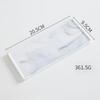Imitation Marble Bathroom Vanity Tray Rectangular Serving Jewelry Tealight Display Holder