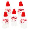 5 Sets Lebkuchenmann Glas Klare Wasserflasche Weihnachten Süßigkeiten Weihnachts-Keksdosen Saftflaschen Das Haustier Kind