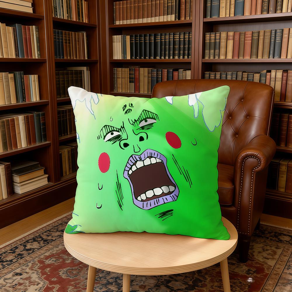 

Anime Funny Meme Ekubo M-Mob Psycho 100 cushion cover Home Office Birthday Anniversary Gifts Soft Skin Friendly Cushion Cover 30cmx30cm