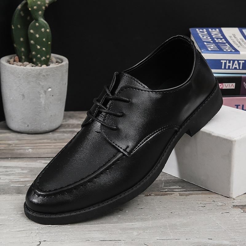 Leather Shoes Men's Soft-soled Men's Leather Shoes Business Dress Leather Shoes Men's Dad Shoes Work Business Casual Shoes Men's Shoes