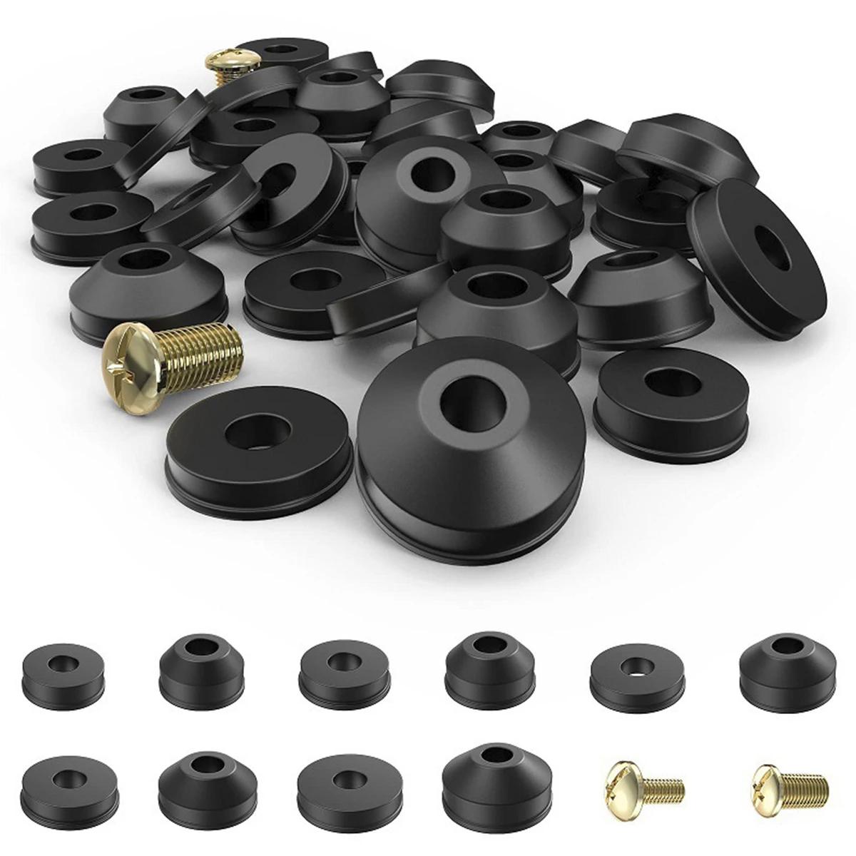 

106 шт. набор прокладок для крана, набор резиновых плоских и скошенных шайб, прочная замена уплотнительной прокладки для крана