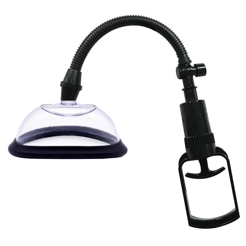 110mm Pussy Pump Vagina Klitoris Sucker Manual Kvinner Brystmassasje Bryststimulator Forstørr Vakuumpumpedeksel Voksne Sexleketøy