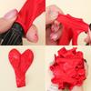 10 Inch Heart Shaped Balloon Valentine Day Latex Red Heart Love Inflatable Balloons for Wedding Party Anniversary Decor Supplies