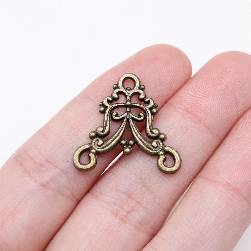 

Аксесуари Деталі Вигнутий З єднувач для Намиста Мінімалістичні Ювелірні Компоненти QA013 A09-20pcs-21x21mm