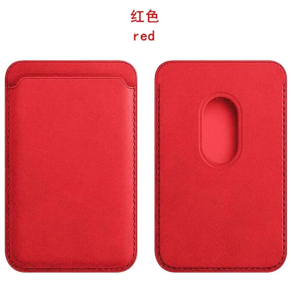Starker magnetischer Leder-Kartenhalter Leder-Geldbörse Geeignet für IPhone 17 16 15 14 13 12 Pro Max, Samsung S26 S25 Ultra S24 Plus