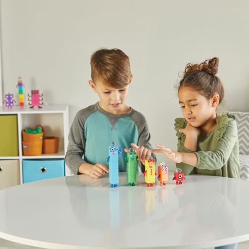 Numberblocks Friends One to Five Numberblocks Character Figures, 5-Piece Set, Ages 3 and Up, 95356, Authentic